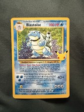 Pokémon TCG Blastoise Celebrations Classic Collection 2/102 1995 Holo Rare