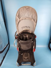 Osprey Poco Ag Plus Child Carrier w/Sun Shade Hiking Backpack Used Once 
