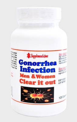 NATURAL HERBS FOR STI GONORRHEA WOMEN MEN - 100% NATURAL- 120 CAPS - MADE IN USA