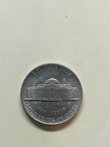 1991 D Jefferson Nickel RPM ~ Doppio Die Reverse Monticello ~ Punti multipli - Foto 3 di 11