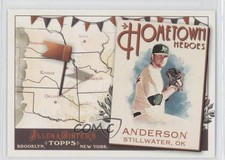 2011 Topps Allen & Ginter's Hometown Heroes Brett Anderson #HH56 0j6