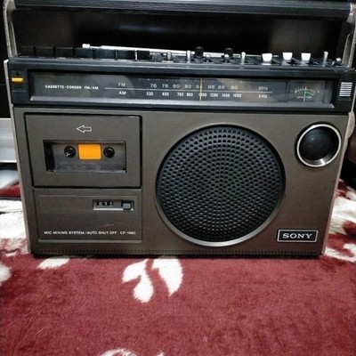 通電・ラジオ音出しOK SONY ソニーCF-1980 FM/AM カセットレコーダー