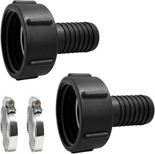 IBC Adapter S60x6 mit Deckel und Schlauchanschluss f&uuml;r Garten und Industrie