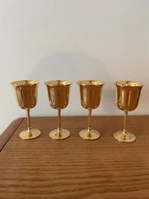 24k Gold Plated Goblets
