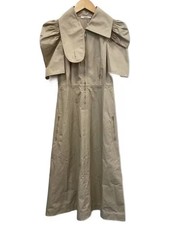 CELINE/17SS/Phoebe Philo era/Volume sleeves/Short-sleeved dress/Size 34/Cotton/B