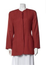 Christian Dior Authentic Wool Red Dot Long Sleeve Blazer Jacket 12 Large