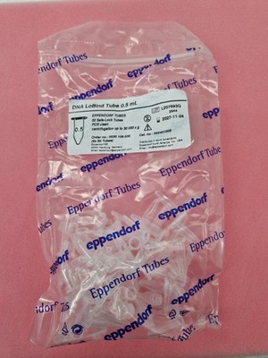 Eppendorf Tubes 50 Safe-Lock  DNA Lobind Tube 0,5 ml (26 Stück)  B  3831  181