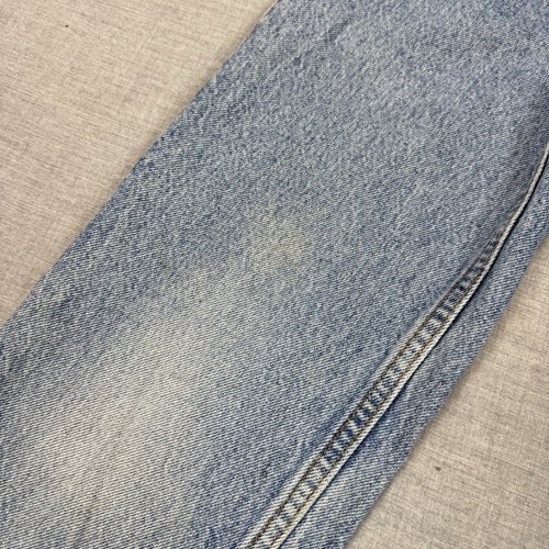 VINTAGE Levis 550 Orange Tab Jeans Kids 9 Slim Relaxed Faded Denim Baggy 90s - Picture 15 of 17