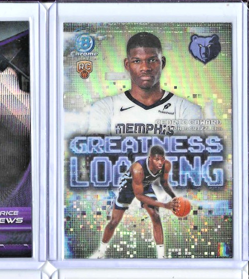 2025 Bowman Chrome Cedric Coward Rookie Greatness Loading Grizzlies
