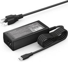 65W USB C Laptop Charger Compatible with HP Chromebook/Lenovo/Dell/Acer and Mor 