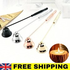 Stainless Steel Candle Snuffer Extinguisher Anti-Slip Safe Wick Snuffas Cover UK