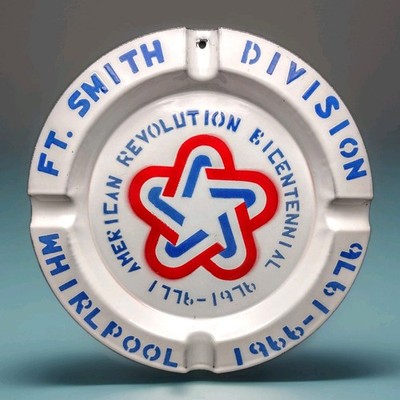 Whirlpool Ft. Smith Division Bicentennial Commemorative Ashtray Beautiful Colors