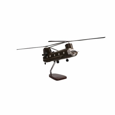 NEW Boeing CH-47D Chinook Large Mahogany Model