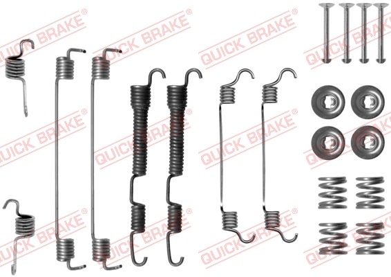 1X Quick Brake 105-0786 ZubehöRsatz Bremsbacken FüR Mitsubishi-image