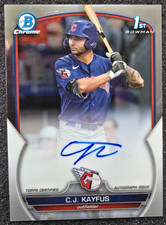 2023 Bowman Draft Chrome 1st AUTO C.J. Kayfus #CDA-CKA Guardians