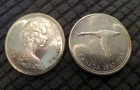 1867-1967 Canada Silver Goose Centennial Dollar - 2 Coins
