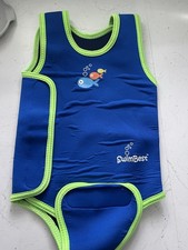 SwimBest Baby Blue Wrap Wetsuit for 12-24 Months
