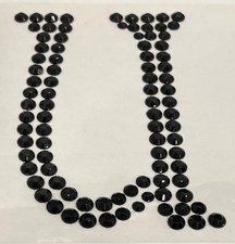 Recollections Halloween Bling Rhinestone Gem Embellishment Letter U 422466