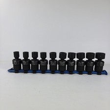 Matco Swivel Socket Set Metric 10-19mm 6 Point Sbupm106v Full Set Matco Swivel Socket Set Metric 10-19mm 6 Point Sbupm106v Full Set