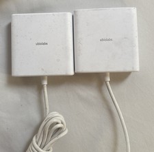 Lot of 2 Ubio Labs CHG1147AW White 18V 3.5A Adapter For Wireless ChargingStand