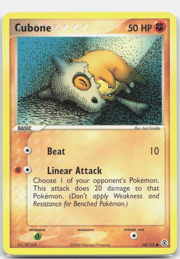 Cubone Common FireRed & LeafGreen 60/112 NM