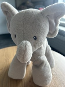 Baby Gund Gray Flappy Elephant Stuffed Animal Plush Toy | 11"