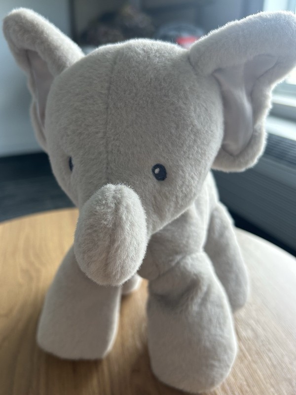 Baby Gund Gray Flappy Elephant Stuffed Animal Plush Toy | 11"