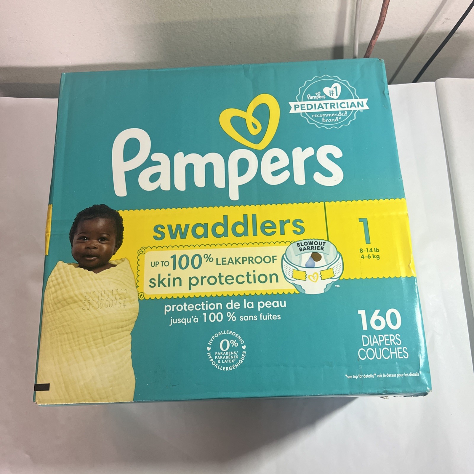 S Enormous Pack - Size 1 - 160 Count New