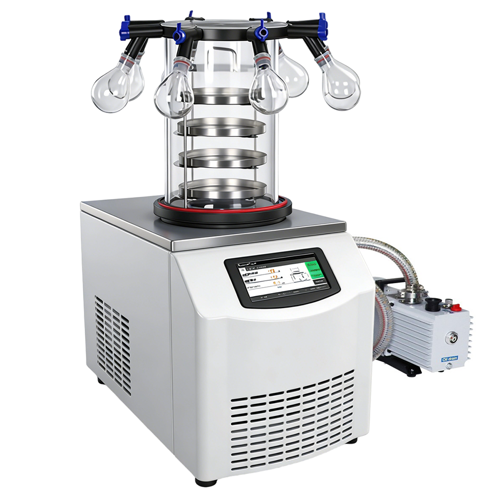 えるお Lab -60℃ Freeze Dryer Ordinary Multi-Manifolds Vacuum Sublimation