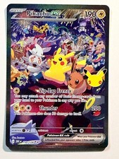 Pikachu ex 150/128 Holo ME: 30° Celebrazione NM Pokemon Carta Esatta 2