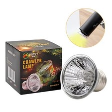 25/50/75W UVA UVB Reptile Lamp 360 Rotatable Dimmable Pet Heat Light