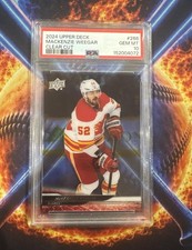 2024-25 Upper Deck MacKenzie Weegar #266 Clear Cut Flames PSA 10