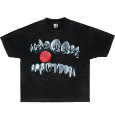 Chrome Heart Grillz Vintage Boxy Tee Shirt oversized t-shirt streetwear y2k