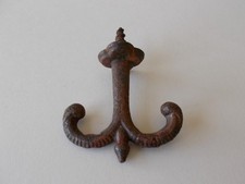 Fancy Vintage Screw in the Wall Coat Hook Hangers Flower Design Decorative