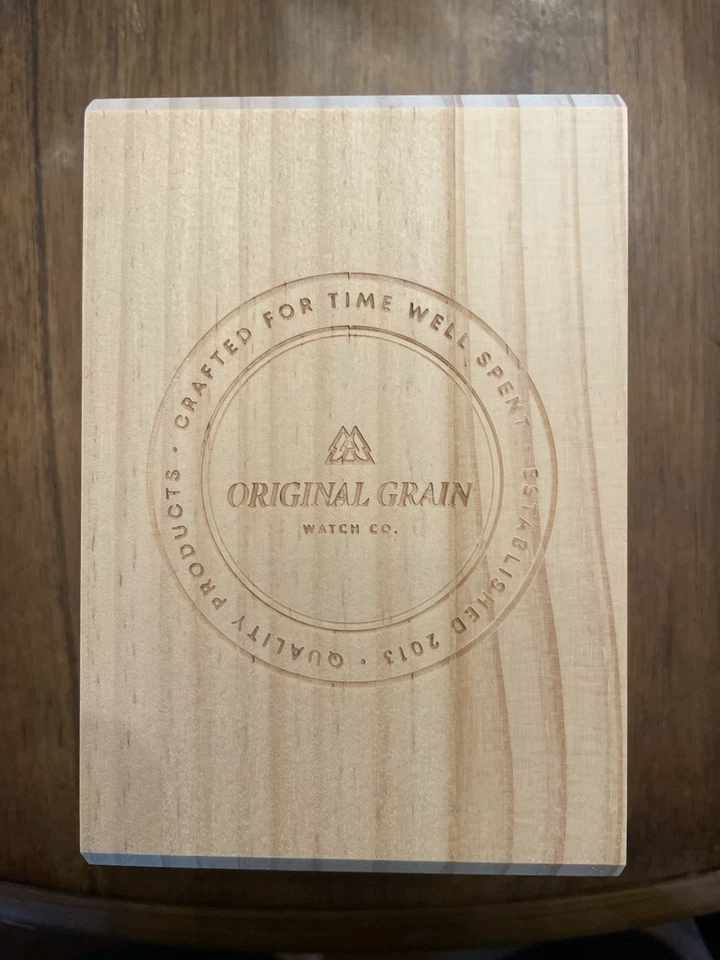 Reloj Hombre Grano Original Sapele Negro Barril 42mm Foto 2 de 4