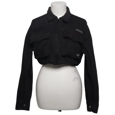 Bershka, Jeansjacke, Damen, Größe: M, Schwarz, Sonstiges, Denim #iQF