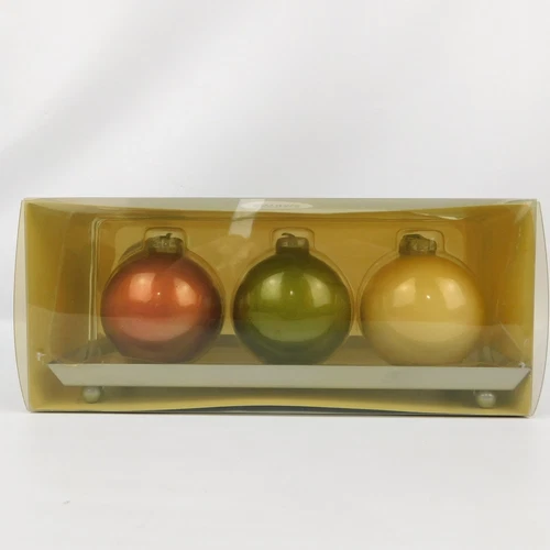 VTG Martha Stewart Woodland Holiday Ornament CANDLE SET, Boxed New/Sealed image 2