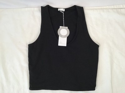 SKIN Brand ORGANIC TANK TOP Cotton Sleeveless Cropped- CHOOSE COLOR & SIZE