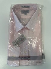 NOS Vintage 16.5" 32/33 Westchester Classics Men's Pink Long Sleeve Dress Shirt