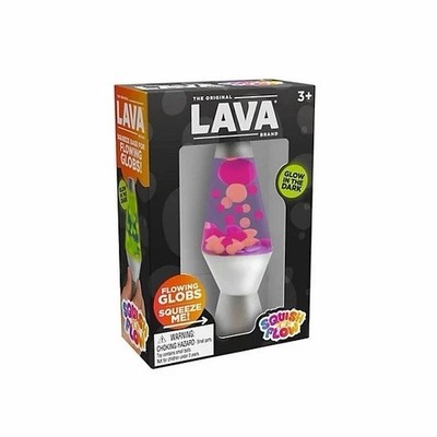 Schylling Squish N Flow Lava Lamp Squishy Glow-in-the-Dark Needoh Nee doh