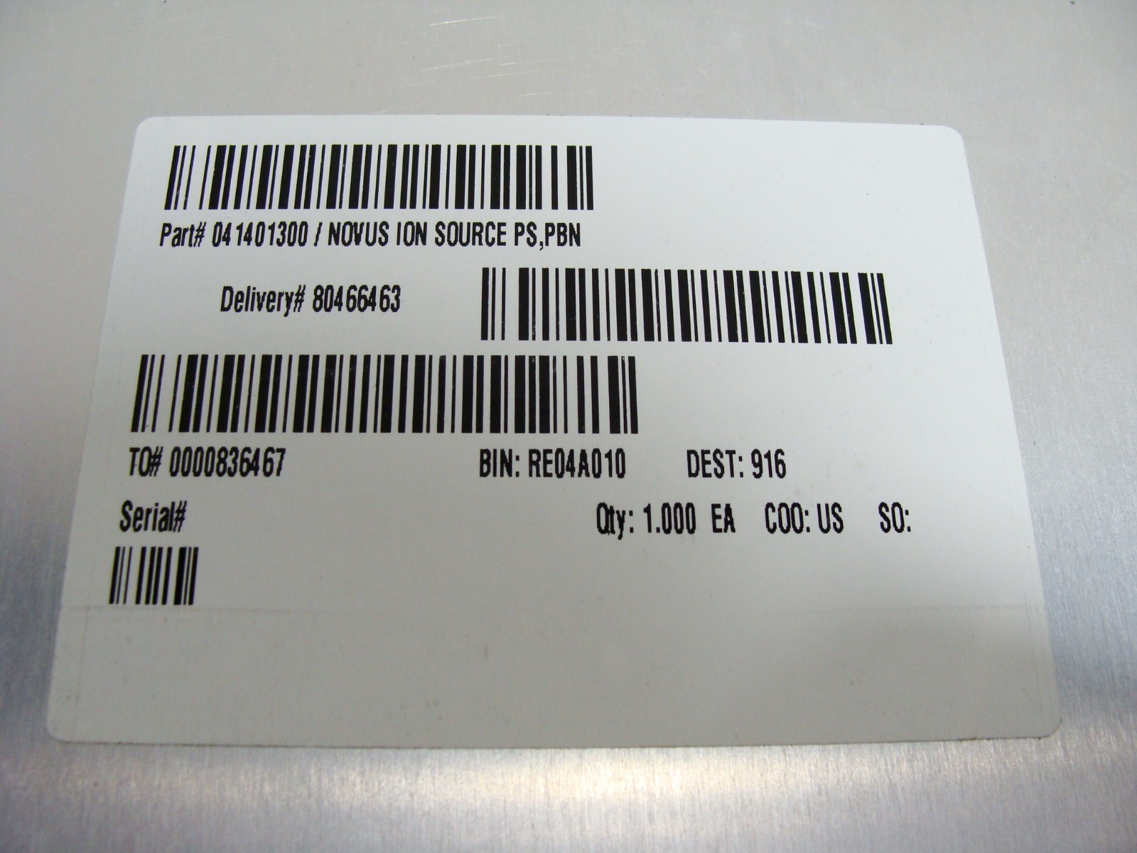 Veeco Novus IBE RF Ion Source Controller PN: 041401300 REV: D 200-240V 1ph