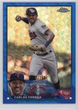 2023 Topps Chrome Logofractor Edition Blue Refractor /150 Carlos Correa 14sd