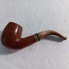 Rare Early 1900's ELGO (Germany)  DRGM Smooth Hawkbill Full Bent Tobacco Pipe