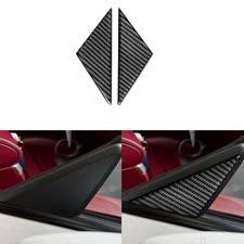 Carbon Fiber A-pillar Triangle Cover Trim For Porsche 718 Boxster Cayman 16-22