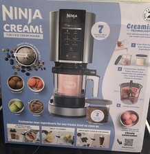 Ninja CREAMi 0.47L Ice Cream Maker - Black/Grey (NC300UK)
