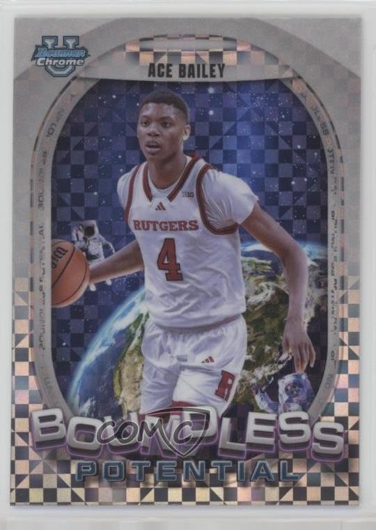 2024-25 Bowman U Chrome Boundless Potential X-Fractor Ace Bailey #BP-1 13c5