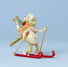 LENOX 2026 Annual Dr seuss GRINCH On Skis Chr...