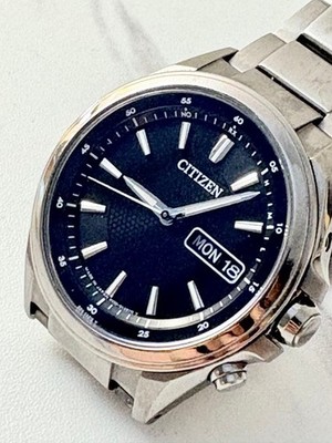Citizen Attesa H100-S098335 Eco-Drive Radio Controlled Titanium Watch
