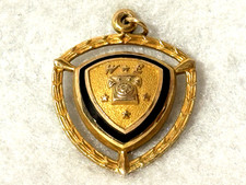 Vintage Western Electric Telephone Co 15 Year Service Award Pendant 1/5 10K Gold