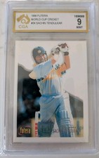 1996 Futera World Cup #34 Sachin Tendulkar CGA 9
